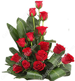 15 roses designer bouquet