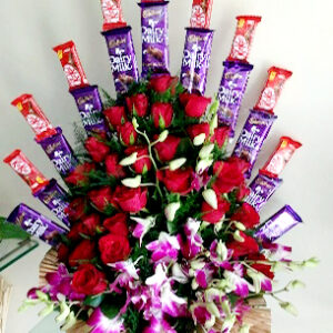 Orchids-Roses-Chocolate-Bouquethome-delivery-at-midnight