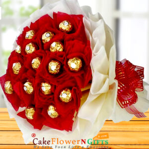birthday ferrero-rocher-chocolate-bouquet