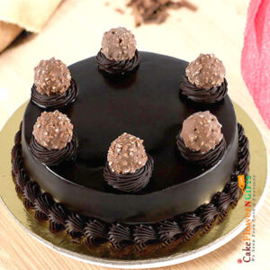 Ferroche chocolate round shape cake