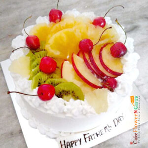 Healthylicious Vanilla Fruit Cake
