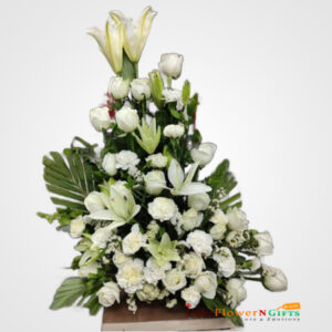 birthday-anniversary-cremation-funeral-white-lilies-and-white-roses-flower-bouquet-price-delivery-near-me